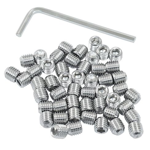 25Pcs Allen Head Screws, 3/8-16 x 1 inch Hex Drive Cup Point Screws for Home Repair, Install Door Lock, Repair Furniture, Electronic Product, DIY, Fixtures (with 3/8" Allen Wrench) in Kuwait