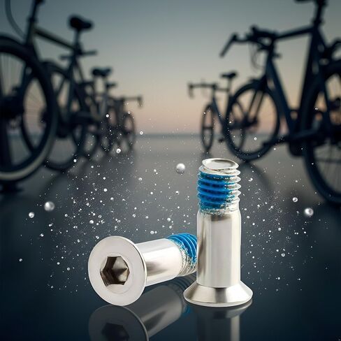 قطعتان من مسمار بكرة العجلة الفضية، مسمار بكرة Derailleur الخلفي، مثبتات مضادة للبراغي لدراجات الطريق وأجزاء بديلة، Derailleurs الخلفية، Derailleurs للدراجة الخلفية in Kuwait