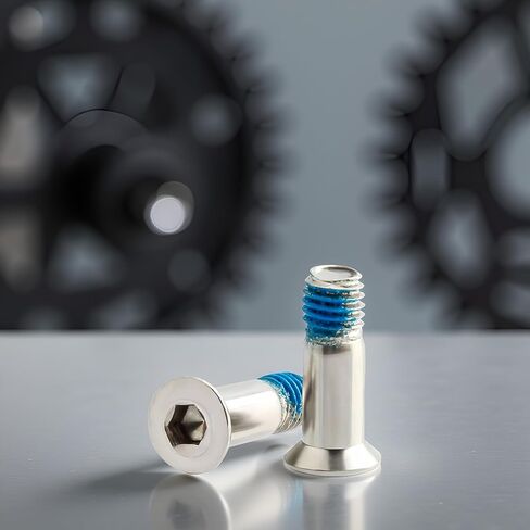 قطعتان من مسمار بكرة العجلة الفضية، مسمار بكرة Derailleur الخلفي، مثبتات مضادة للبراغي لدراجات الطريق وأجزاء بديلة، Derailleurs الخلفية، Derailleurs للدراجة الخلفية in Kuwait