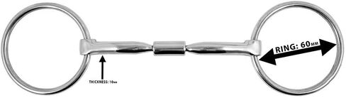 Loose Ring Comfort Barrel Bits, Horse Riding Snaffle Action Bits,Horse bit in Kuwait