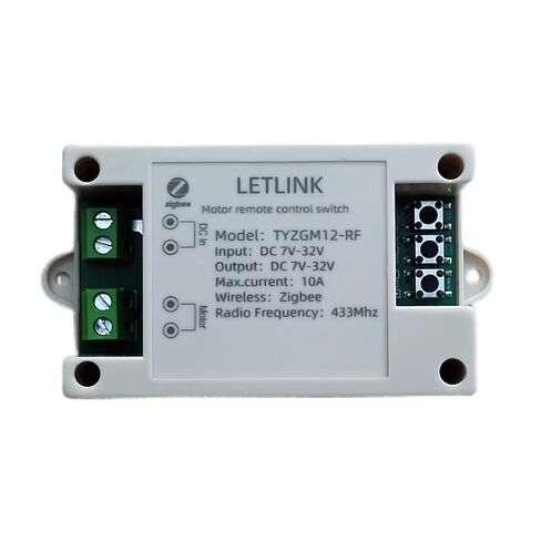 Intelligent Wireless Forward and Reverse Motor Remote Controller, DC 7-32v DC Motors, Smart Life/Euya Smart App,Timer/Point Control/Sharing Control (Zigbee Connection, DC Motors Controller) in Kuwait
