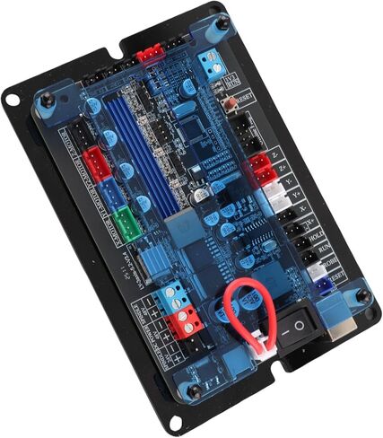 لوحة تحكم GRBL 32 بت مع محرك محاور Y، DC12-48V، سبائك الألومنيوم، تحكم في محرك متدرج 3 محاور، دعم دون اتصال لآلات نقش الأعمال الخشبية in Kuwait