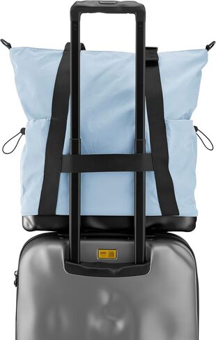 CRASH BAGGAGE Hard Tote Bag – Work & Travel with Laptop Compartment, Interior Pockets, Luggage Strap, Adjustable Handles in Saudi Arabia