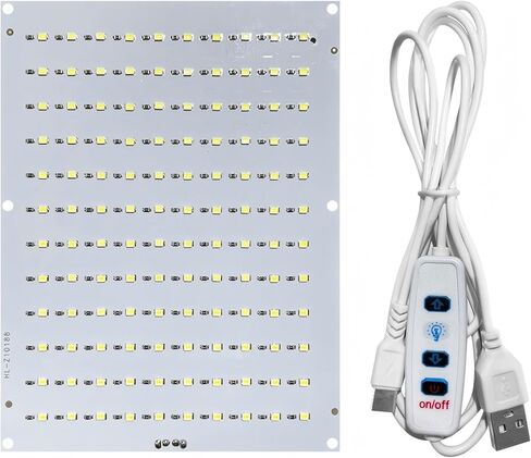 Upgrated for Bambu CMYK Lithophane LED Backlight Board Kit, 120 Lamp Beads with Adjustable Brightness for Bambu Lab A1/A1 Mini Combo/P1S/P1P/X1C/X1E AMS 3D Printer, CMYK Lithophane Light Panel in Saudi Arabia