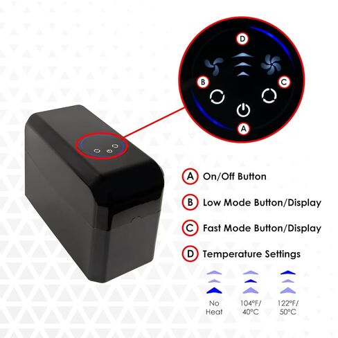 Medidenta 3D Photopolymer Resin Mixer & Heater, Efficient Mixing, Active Heating, Simple-Touch Operation, No Heating or Preheat 40°C, 50°C in Kuwait