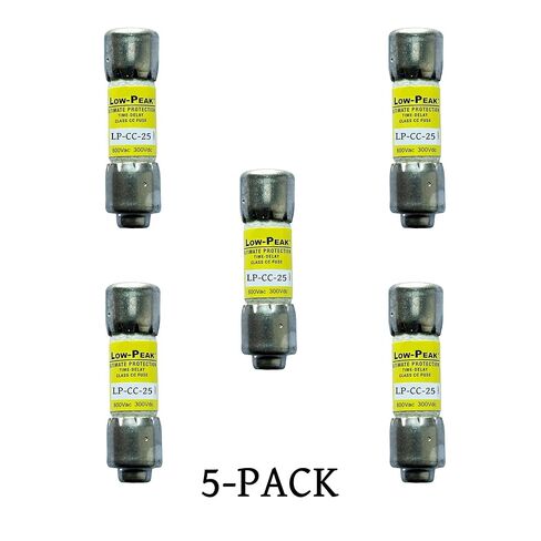5 عبوات جديدة LP-CC-25 LP-CC-25A LP-CC 25A 600Vac صمامات تأخير الوقت، LP-CC-25A صمامات خرطوشة رفض الفئة CC الحالية in Kuwait