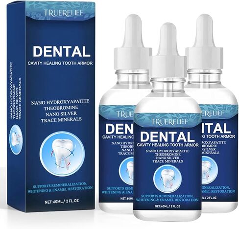 Cavity Healing Tooth Armor Liquid | Enamel Support with Hydroxyapatite | Helps Whiten Teeth, Soothe Sensitivity (1) in Saudi Arabia