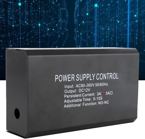 12V 3A Access Control Power Supply, 90-260V Input, 3KW Output, ABS Housing - Stable Voltage, High Efficiency, Ideal for Door Lock Security Systems in Kuwait