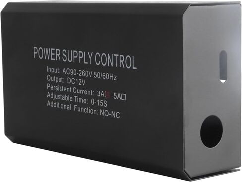 12V 3A Access Control Power Supply, 90-260V Input, 3KW Output, ABS Housing - Stable Voltage, High Efficiency, Ideal for Door Lock Security Systems in Kuwait