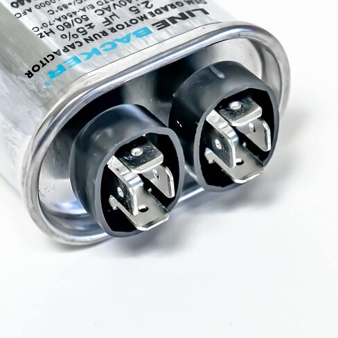 Supco Capacitor Oval Run 2.5 uf 370/440 Volts for HVAC Motors Compressors LCR2.5X440 Linebacker in Kuwait