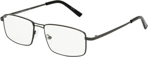 Men's Observer Square Reading Glasses, Dark Gunmetal, 54 mm in Saudi Arabia