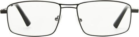 Men's Observer Square Reading Glasses, Dark Gunmetal, 54 mm in Saudi Arabia