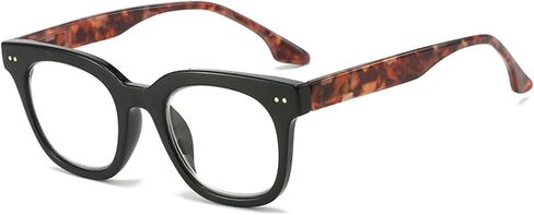 Fashion Thick Frame Reading Glasses for Women Men Square Blue Light Blocking Readers Eyeglasses Spring Hinge in Kuwait