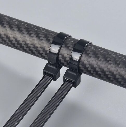 24 inch zip ties heavy duty outdoor use 100 pcs long zip ties black cable ties wraps large plastic tie uv resistant 120 lbs Tensile Strength in Saudi Arabia