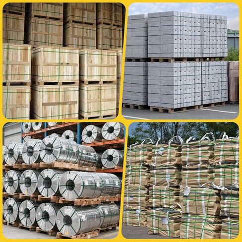 Banding Strapping Kit, 5/8" x 1000’ Heavy Duty Pallet Strapping Kit >1500lbs Tensile Strength, Includes Banding Tool Tensioner & Sealer, 200 Metal Seals, Corner Protectors & Dispenser Box in Kuwait