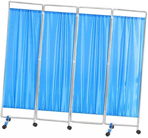 3/4/5 Pieces Folding Screen,304 Stainless 6 Feet Tall Steel Adult Room Divider,for Hospital Clinic Home(4piece) in Saudi Arabia
