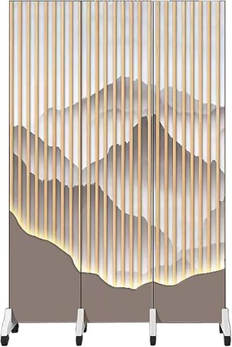 Room Divider ，Screen Room Divider， Freestanding Wall Divider Screen with Removable Wheels Portable Folding Privacy Screens(Tall 180cm(5.9ft),6 Panel) in Saudi Arabia