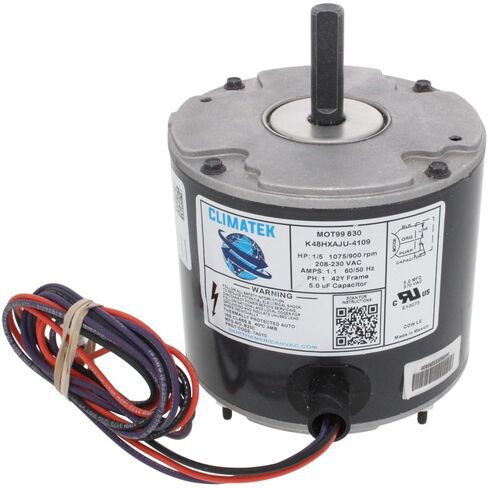 YFK-150-6 - ClimaTek Upgraded 1/5 HP Condenser Fan Motor Replaces Interlink in Kuwait