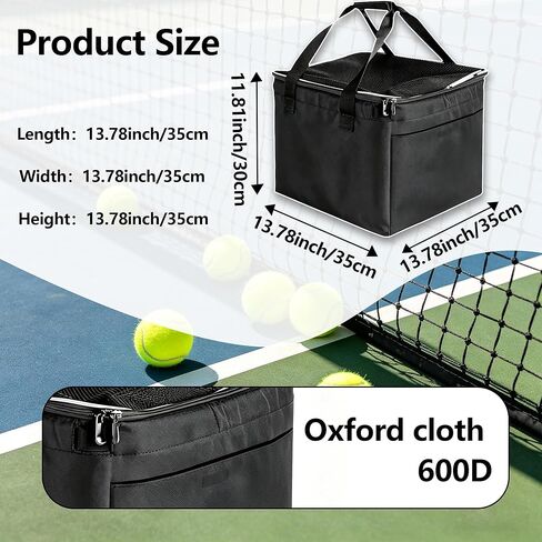 Tennis Ball Bag with Sturdy Bottom, tennis ball,Pickleball, Baseball, Lacrosse & Table Tennis, Teaching, Ball Picking & Organizing (Holds 150 Tennis Balls or 100 Pickleballs) in Kuwait