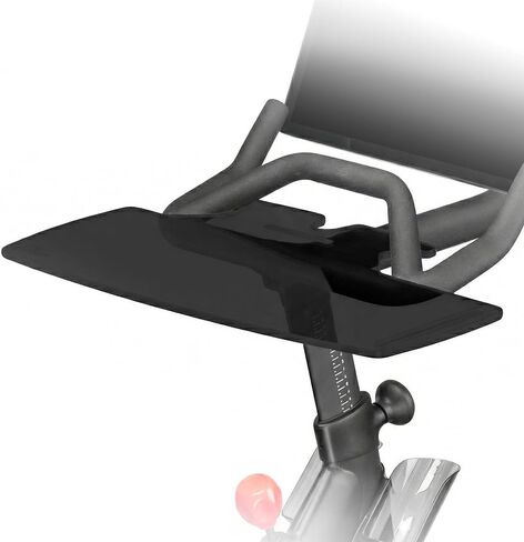 tfd the Sidewinder+ | متوافق مع دراجة بيلوتون زائد فقط | صينية مكتب الكمبيوتر المحمول - حامل متميز للكمبيوتر المحمول والكمبيوتر اللوحي والهاتف والكتب والمزيد - ملحقات Peloton النهائية in Saudi Arabia