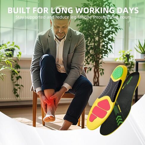 نعال أحذية للرجال والنساء مع رغوة الذاكرة، نعال للعمل للوقوف طوال اليوم، مزخرفة لتناسب نعال أحذية العمل، نعال أحذية رفيعة قابلة للتنفس in Saudi Arabia
