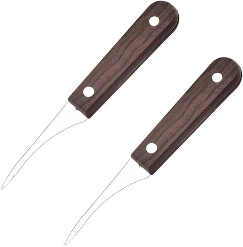 2 Pcs Stainless Steel Shrimp Deveiner Tool, Serrated Shrimp Peeler Shrimp Cleaner Knife for Home Kitchen in Kuwait