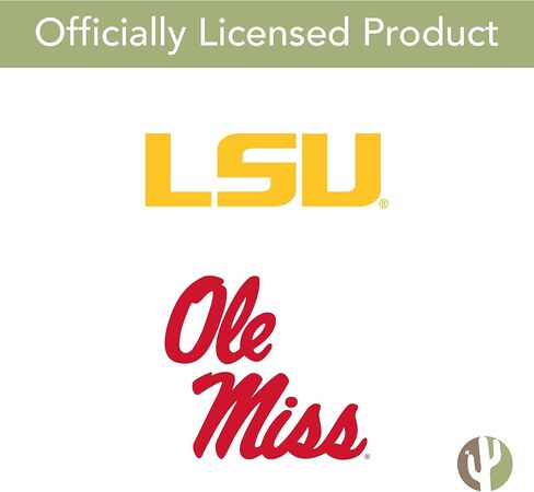صبار الصحراء LSU x علم Ole Miss - 3 × 5 أقدام نمور ولاية لويزيانا × لافتة المتمردين UM، نسيج متين داخلي/خارجي، 100% بوليستر (منافسون المنزل) in Kuwait