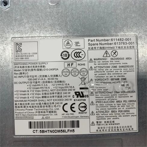 موائم مصدر تيار لـ D10-240P1A PS-4241-9HB PC8027 PC9058 PC8019 240W D10-240P2A PSU كابل محول in Kuwait