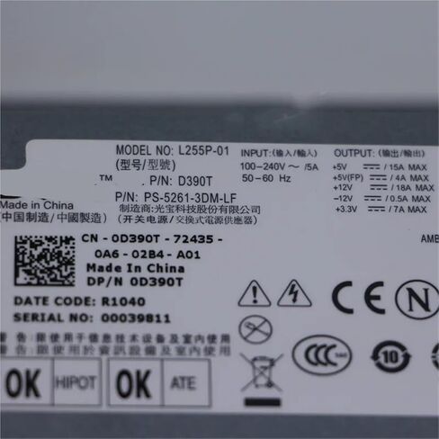 محول PSU لـ 760DT 780 980DT AC255AD-00 L255P-01 d255p-00 D255P-00 مزود الطاقة in Kuwait