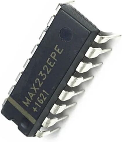 MAX232CPE MAX232EPE MAX232 DIP-16 RS-232 مجموعة شرائح استقبال السائقين 10 قطعة in Kuwait