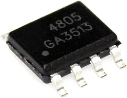 AO4805 O4805 30V 9A 4805 SOP-8 SMD SOP8 شرائح 10 قطعة in Kuwait