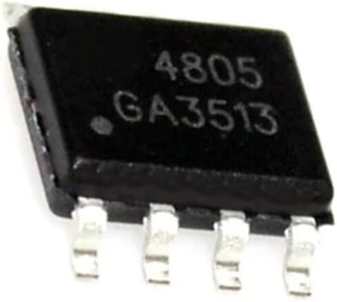 AO4805 O4805 30V 9A 4805 SOP-8 SMD SOP8 شرائح 10 قطعة in Kuwait