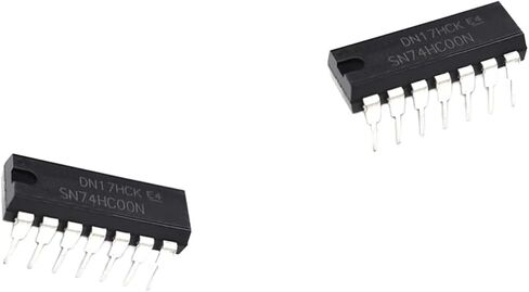 SN74HC00N 74HC00 SN74HC00 بوابة منطقية رباعية 2-Input DIP-14 DIP14 شرائح 10 قطعة in Kuwait