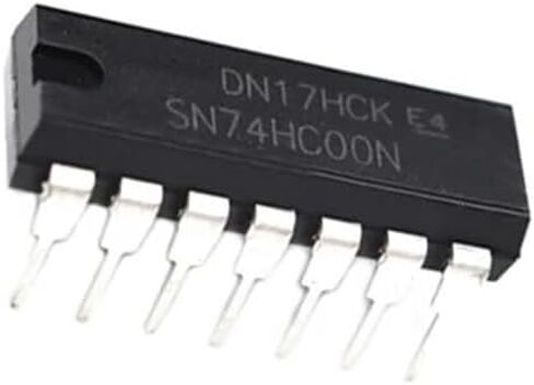 SN74HC00N 74HC00 SN74HC00 بوابة منطقية رباعية 2-Input DIP-14 DIP14 شرائح 10 قطعة in Kuwait