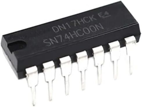 SN74HC00N 74HC00 SN74HC00 بوابة منطقية رباعية 2-Input DIP-14 DIP14 شرائح 10 قطعة in Kuwait