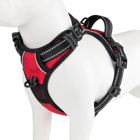 PHOEPET No Pull Dog Harness Medium Reflective Front Clip Vest with Handle in Saudi Arabia