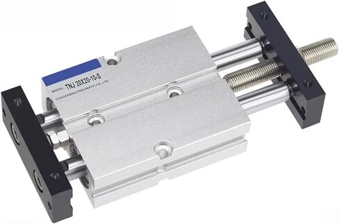 Dual Axis Dual Rod Adjustable Stroke Pneumatic Cylinder 10/16/20/25/32 Bore 20 30 40 50 75 100mm Stroke(TNJ 25S,Stroke 40-30mm) in Saudi Arabia