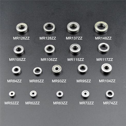 MR52 MR62 MR72 MR63 MR93 MR74 MR117 MR137 ZZ Miniature Ball Bearings 10Pcs(MR115 ZZ 5x11x4mm) in Saudi Arabia