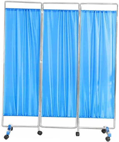 Hospital Partition Screen,3-Panel Hospital Privacy Screen with Rolling Casters for Hospital,Clinic and Home Use in Saudi Arabia