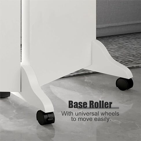 Room Divider ，Screen Room Divider， Waterproof Folding Screen with Wheels Free Movement W-Shaped Wall Divider(Tall 180cm(5.9ft),6 Panel) in Saudi Arabia