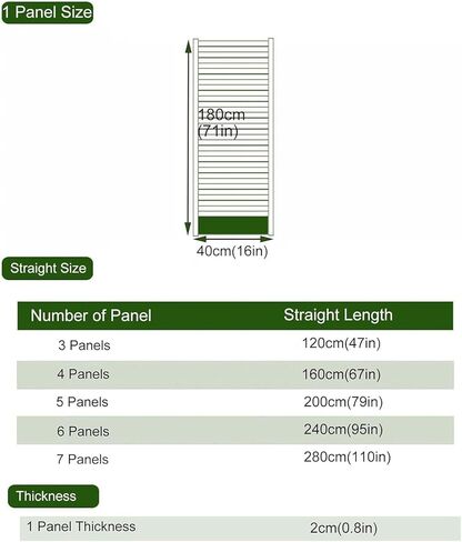 Room Divider ，Screen Room Divider， White Portable Privacy Screen Room Dividers Opaque Commercial Heavy Duty Room Separation(4 Panels) in Saudi Arabia