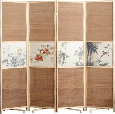 Room Divider ，Screen Room Divider， Chinese-Style Space Dividers for Privacy FloorStanding Foldable Dressing Screen(6 Panel,Tall 150cm(59 in)) in Saudi Arabia