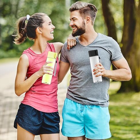 35 قطعة من زجاجات المياه، زجاجات رياضية بلاستيكية سعة 500 مل مع حزام مقبض، مياه صالة الألعاب الرياضية المحمولة، زجاجات شرب كبيرة مانعة للتسرب أثناء السفر للمدرسة، والسفر، واللياقة البدنية in Kuwait