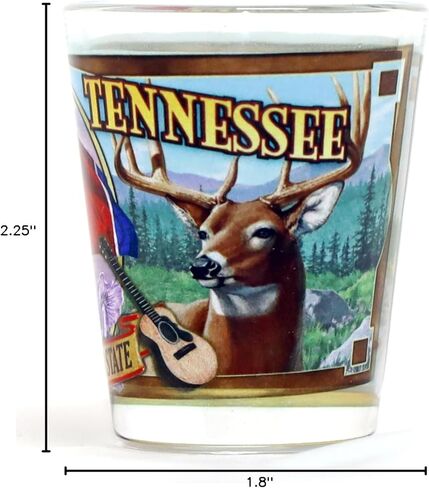 Tennessee State Mural Shot Glass in Kuwait
