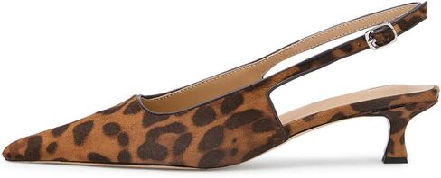 KysBloes أشار تو Slingback هريرة الكعوب للنساء كعب منخفض أشار تو مضخات فستان رسمي أحذية حبال الظهر in Saudi Arabia