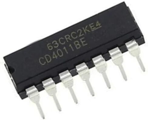 DIP-14 CD4011 CD4011B CD4011BE 4011 عقد عداد مقسم IC رقاقة شرائح DIP14 10 قطعة in Kuwait