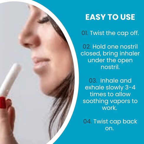 LIGHTS OUT Aromatherapy Nasal Inhaler 2PK | Relaxation and Sleep Support Essential Oil Blend w/Lavender and Neroli | Natural Undiluted Essential Oils | Gift Basket Idea | Valentine Gift in Kuwait