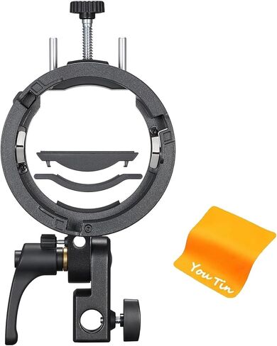 Godox S2 Bracket S-Type Speedlite Bowens Mount Holder for Godox V1 AD400Pro AD200Pro AD200 V860II TT685 TT600 TT350 Flash Snoot Softbox Beauty Dish Reflector Umbrella in Saudi Arabia
