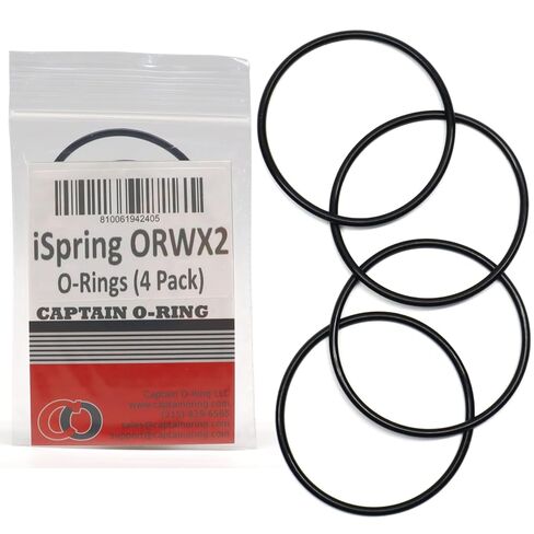 Captain O-Ring – Replacement ORWX2 O-Rings for iSpring WSP WSPSL Series Spin Down Sediment Water Filter (4 Pack) in Kuwait