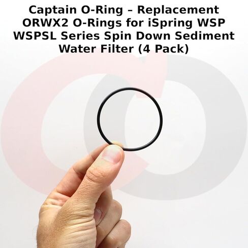 Captain O-Ring – Replacement ORWX2 O-Rings for iSpring WSP WSPSL Series Spin Down Sediment Water Filter (4 Pack) in Kuwait